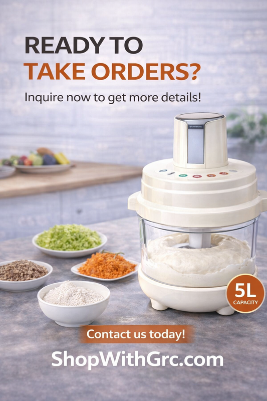Multifunction 5L Smart Food Processor (3-in-1 Kitchen Machine)