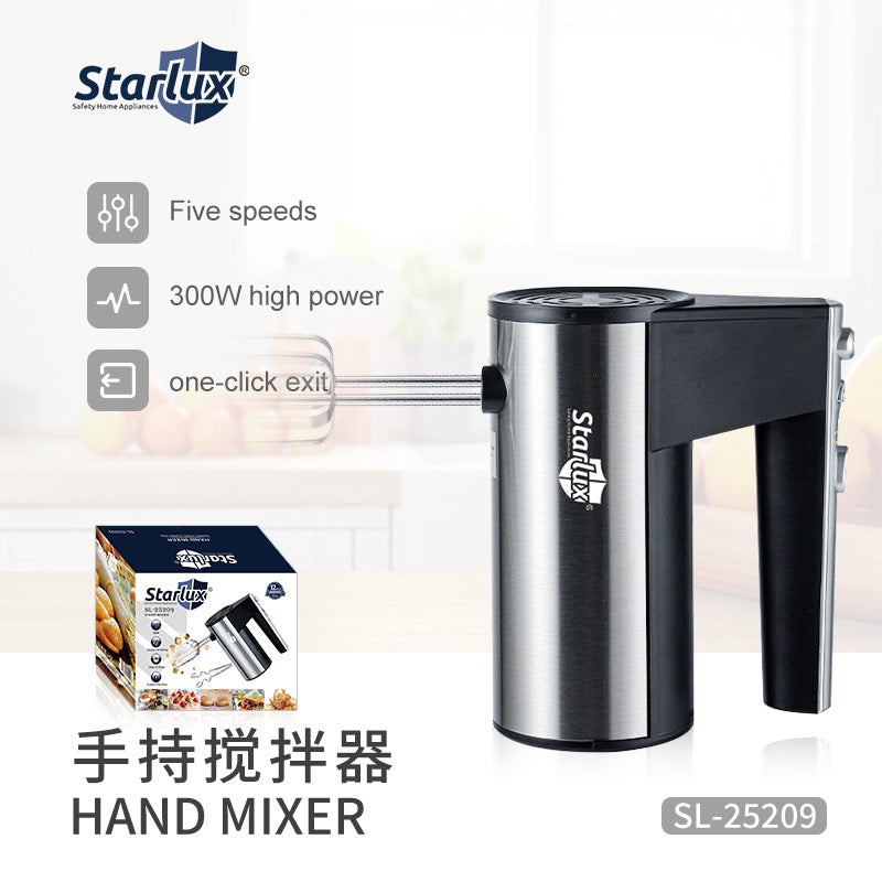 Stainless Steel Electric Egg Beater – Portable Handheld Kitchen Mixer