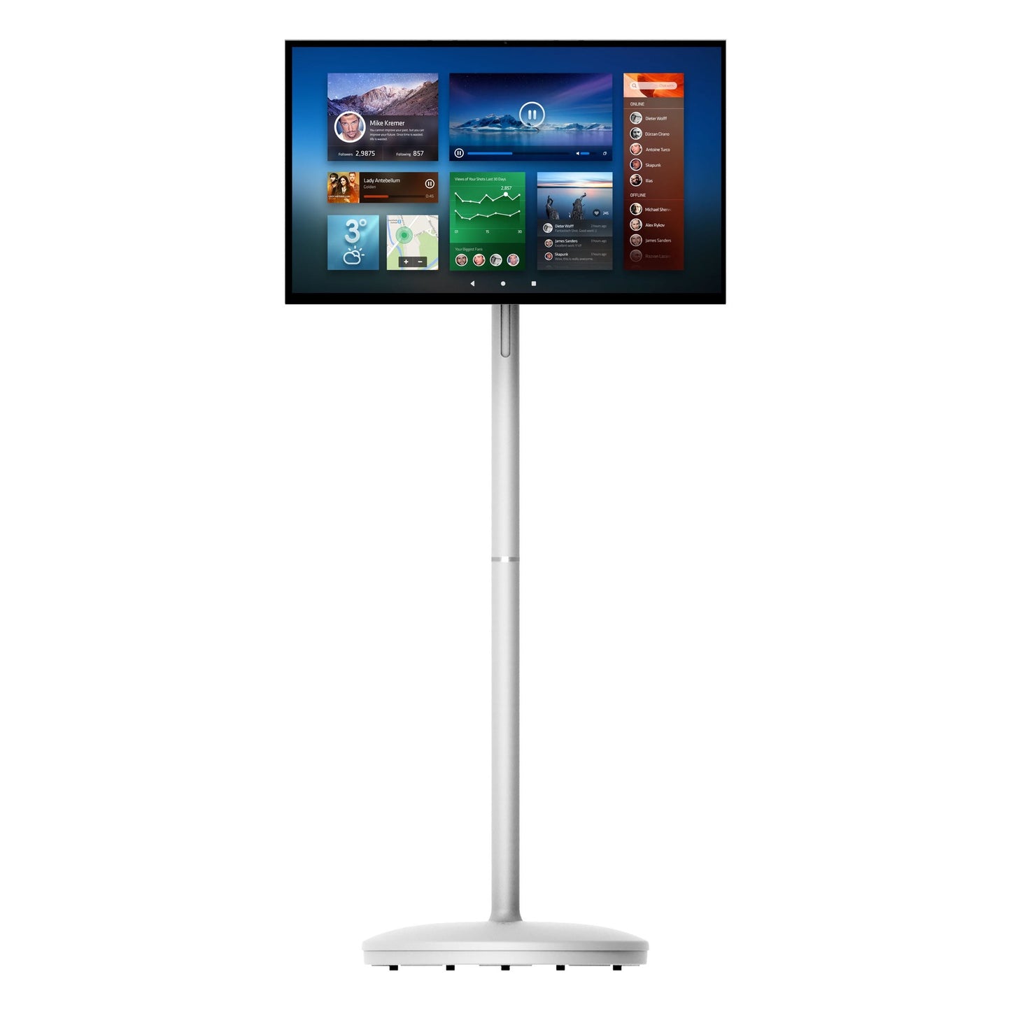 24” Smart Android Movable TV / Tablet
