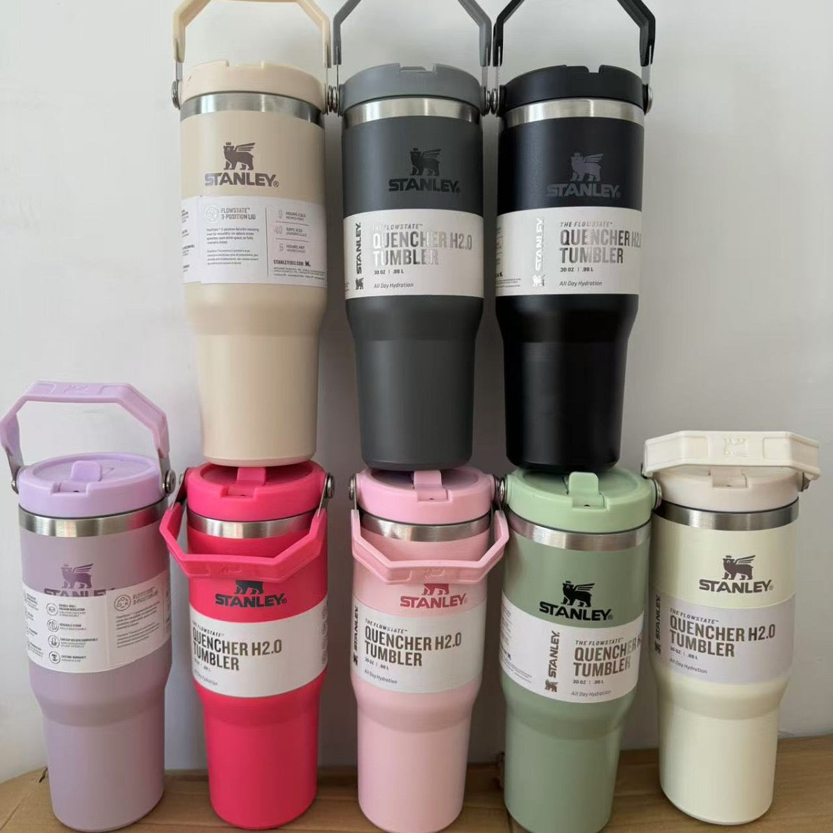 🥤 Insulated Travel Tumbler with Handle & Straw