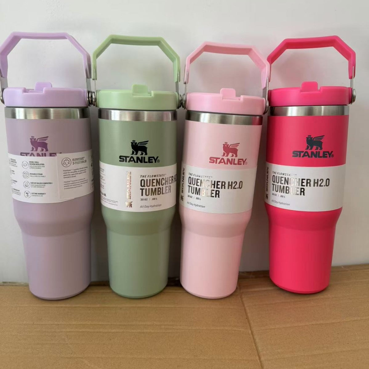 🥤 Insulated Travel Tumbler with Handle & Straw