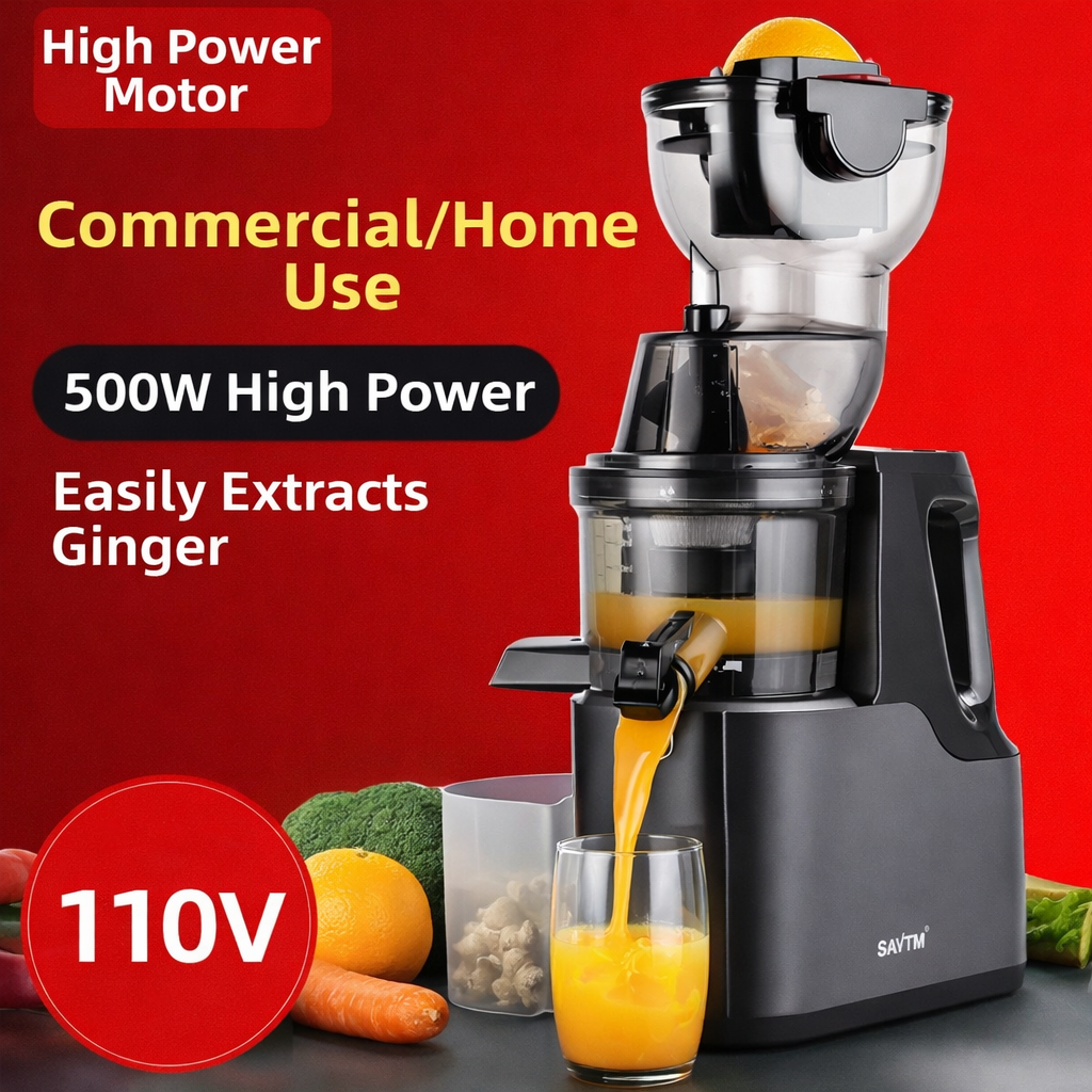 High Power Cold Press Juicer –Slow Extraction Machine