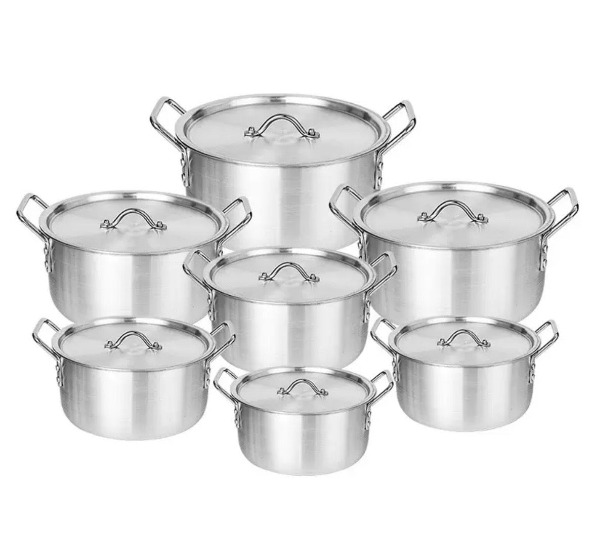 5PCS Aluminium Cooking Pot Set – Duty Kitchen Set