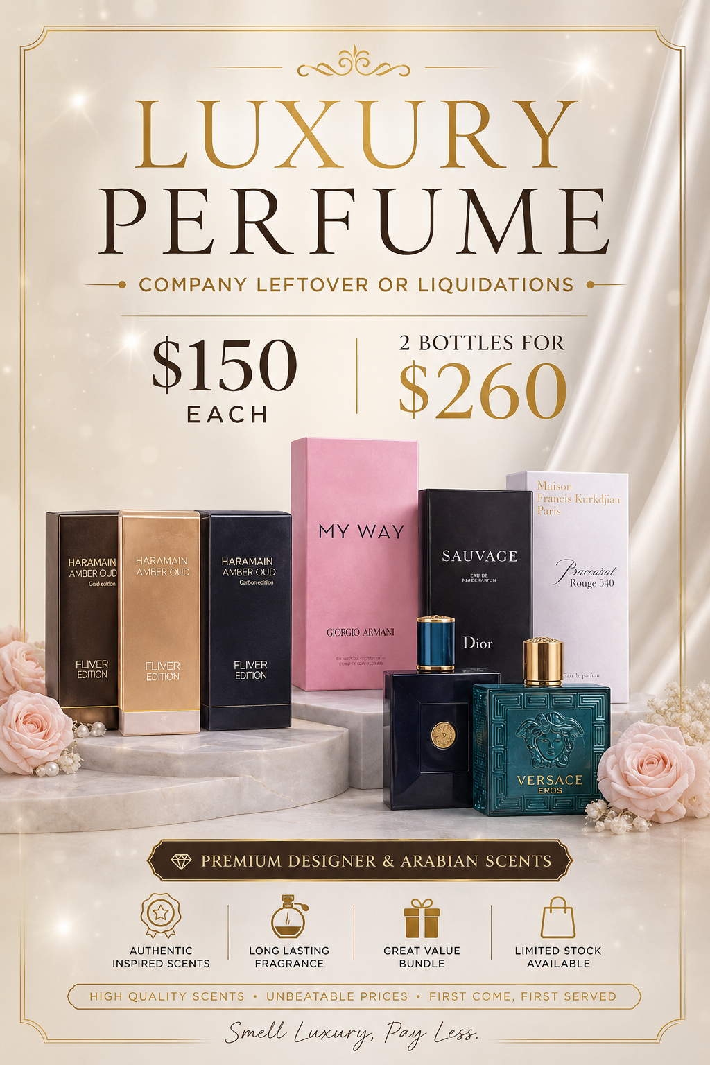 Luxury Liquidation Perfumes
