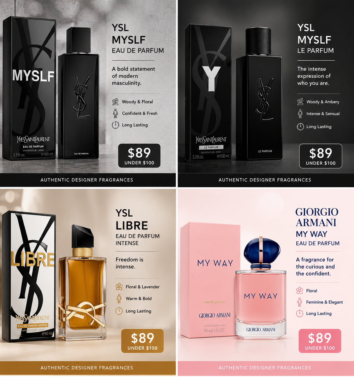 Luxury Fragrances Under $100