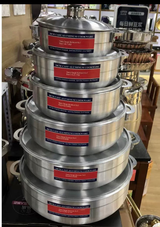 Premium 6-Piece Family Cookware Set