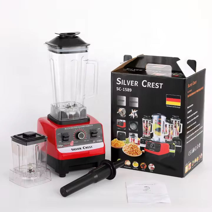 Silver Crest 2-in-1 Heavy-Duty Blender – High-Power Performance